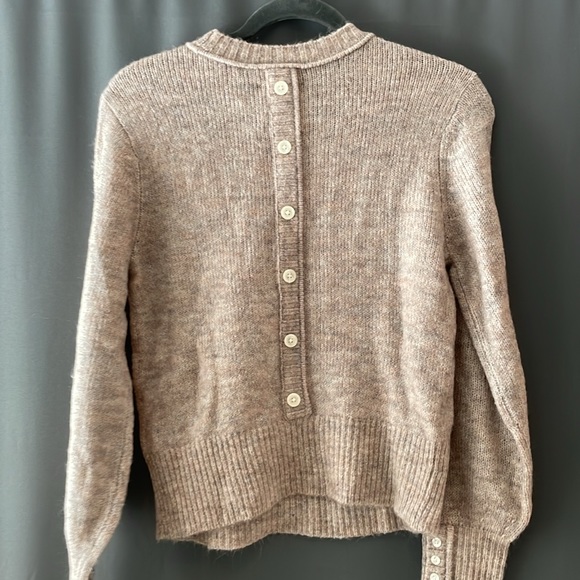 NWT, Abercrombie, and Fitch, pink and gray sweater size small - Picture 5 of 5